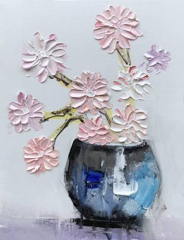 Original Floral Paintings by Angela Jeanine