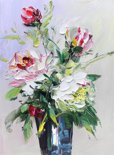 Original Floral Paintings by Angela Jeanine