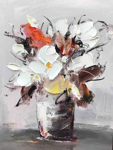 Original Floral Paintings by Angela Jeanine