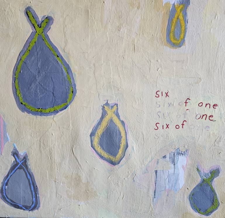 Original Abstract Expressionism Abstract Mixed Media by Peter Pryor