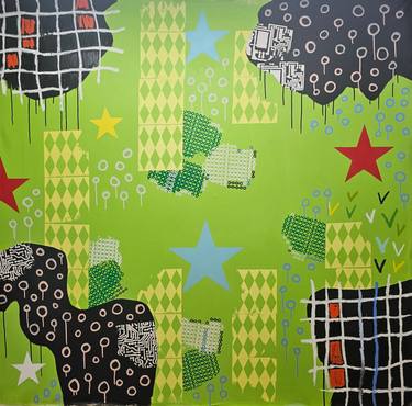 Original Abstract Expressionism Abstract Paintings by Peter Pryor