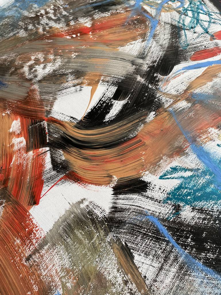 Original Art Deco Abstract Painting by Domenico Cristiano Torre