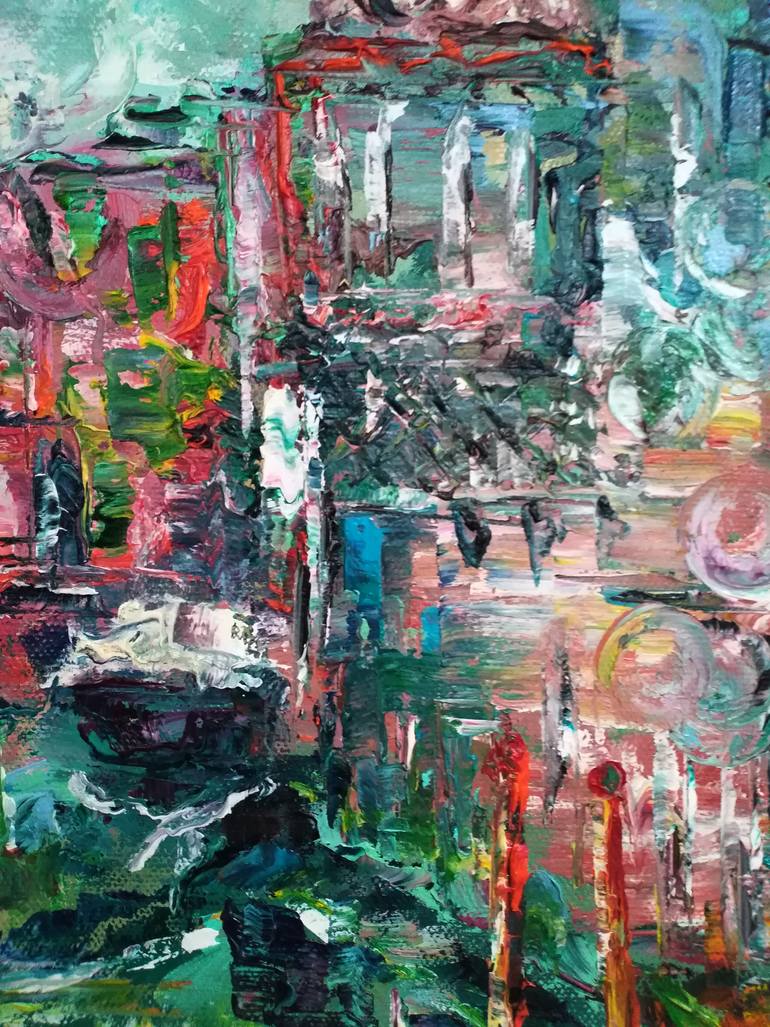 Original Abstract Water Painting by Nika Mayer