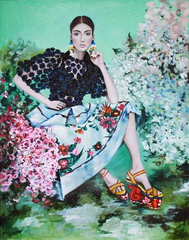 Print of Modern Fashion Paintings by Nika Mayer