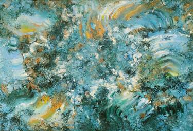 Abstract space, limited edition giclee print on canvas thumb