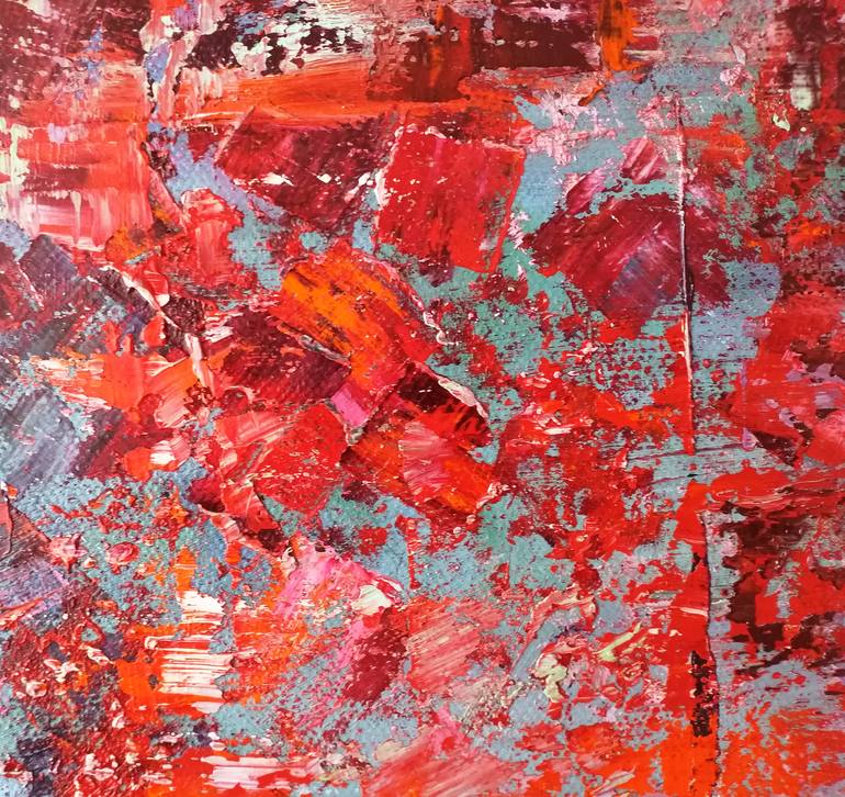 Original Abstract Expressionism Abstract Painting by Nika Mayer