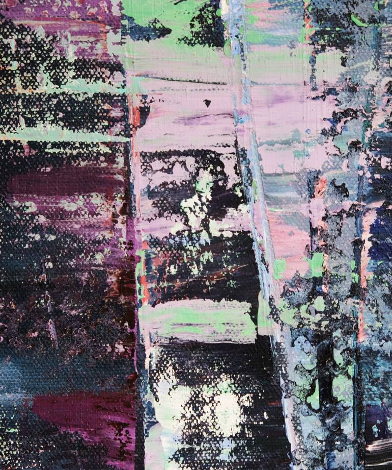 Original Abstract Expressionism Abstract Painting by Nika Mayer