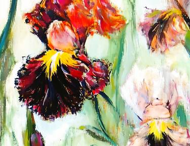 Original Contemporary Floral Digital by Nika Mayer