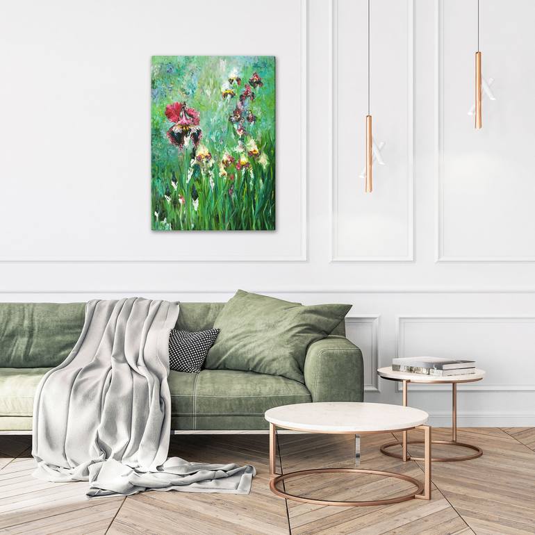 Original Floral Painting by Nika Mayer