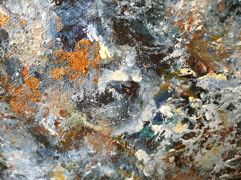 Original Abstract Expressionism Abstract Painting by Nika Mayer
