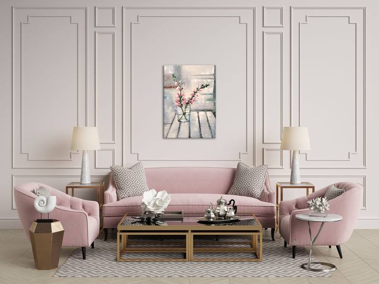 Original Floral Painting by Nika Mayer