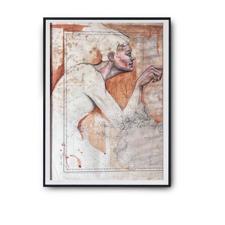 Original Portraiture Men Painting by Ozan Varel