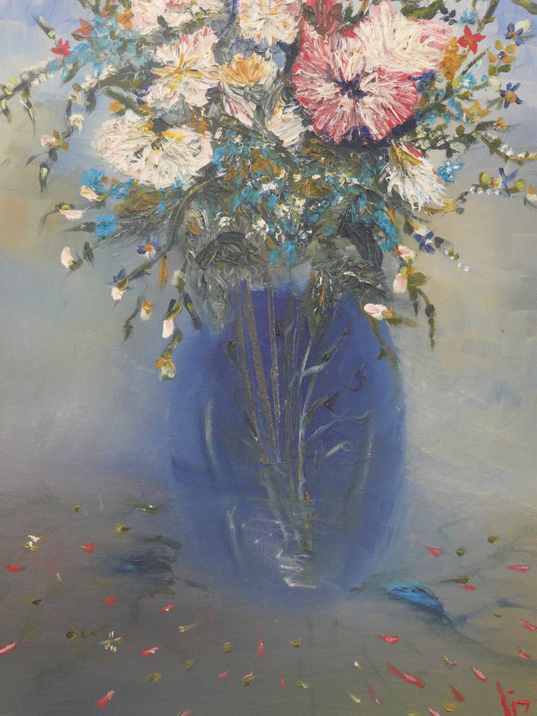 Original Figurative Botanic Painting by Lizzi Denise Vanegas Barrezueta