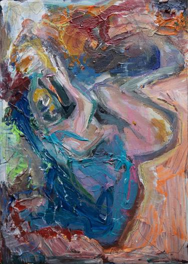 Print of Abstract Nude Paintings by Shereen Tabet