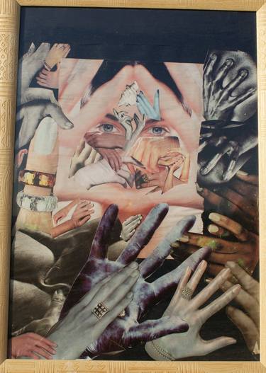 Original Dada Body Collage by madriterra M