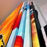 Artwork always continues on the sides of the canvas when stretched