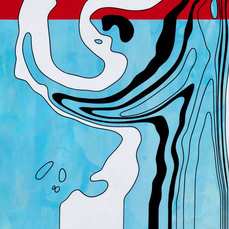 Original Abstract Women Painting by Hugo Mulder Dhm