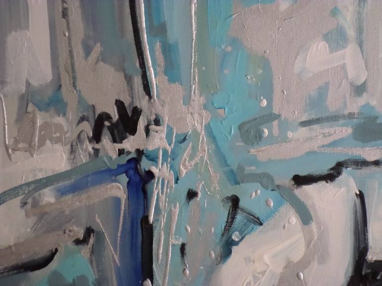 Original Abstract Expressionism Abstract Painting by Florencia Ast