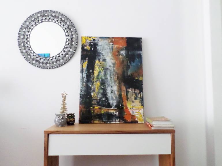 Original Abstract Expressionism Abstract Painting by Florencia Ast