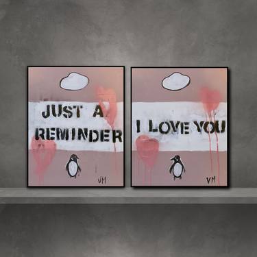 CUSTOM Penguin Book Covers - JUST A REMINDER I LOVE YOU thumb
