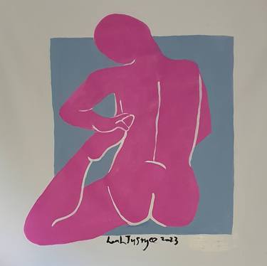 Original Pop Art Nude Paintings by Leah Justyce