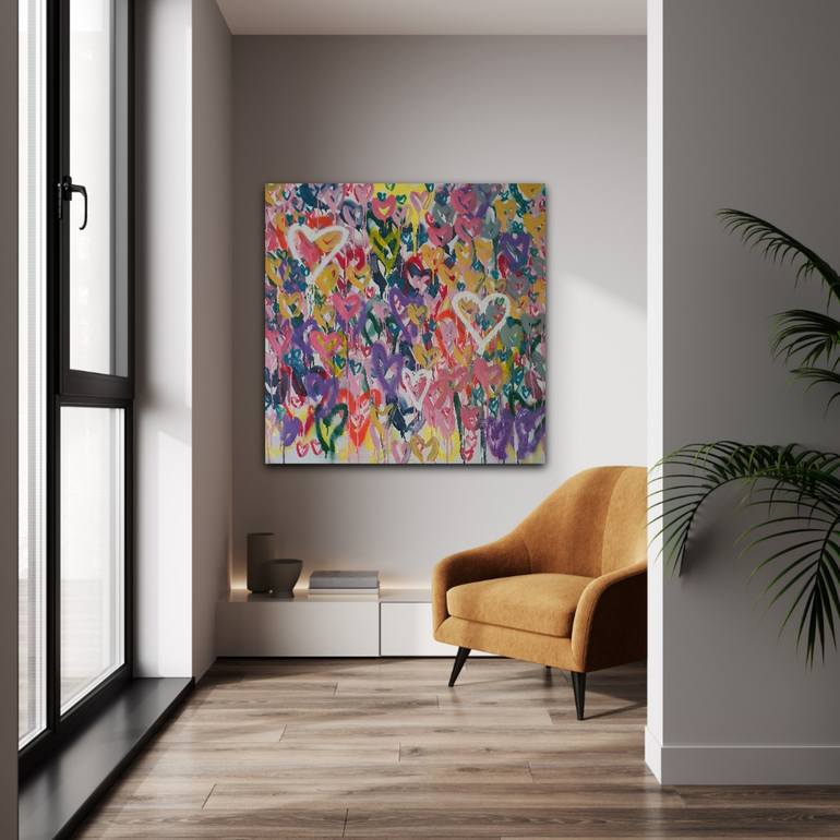 Original Abstract Painting by Leah Justyce