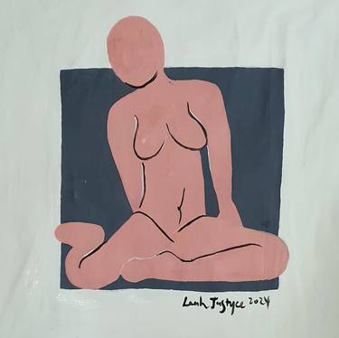 Original Pop Art Nude Paintings by Leah Justyce