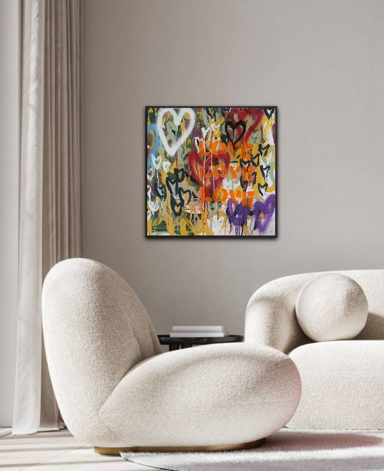 Original Modernism Abstract Painting by Leah Justyce