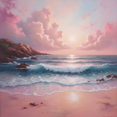 Original Contemporary Seascape Digital by Leah Justyce