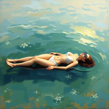 Original Abstract Women Digital by Leah Justyce