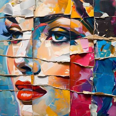 Original Abstract Women Digital by Leah Justyce