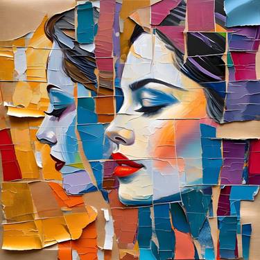 Original Abstract Women Digital by Leah Justyce