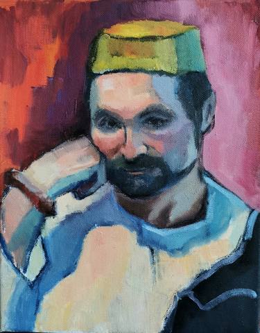 Portrait of an Uzbek man thumb