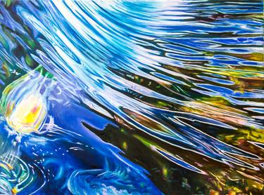 Print of Expressionism Water Paintings by Mark Molenaar
