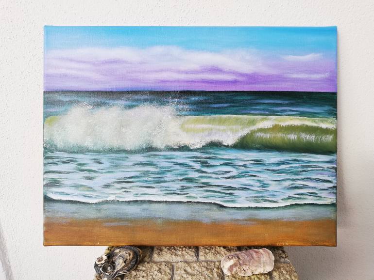 Original Realism Seascape Painting by Iryna Cherepenko