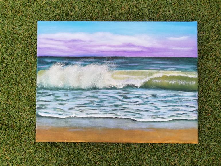 Original Realism Seascape Painting by Iryna Cherepenko