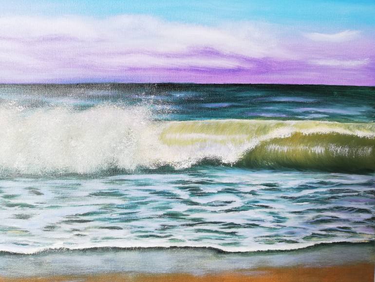 Original Realism Seascape Painting by Iryna Cherepenko