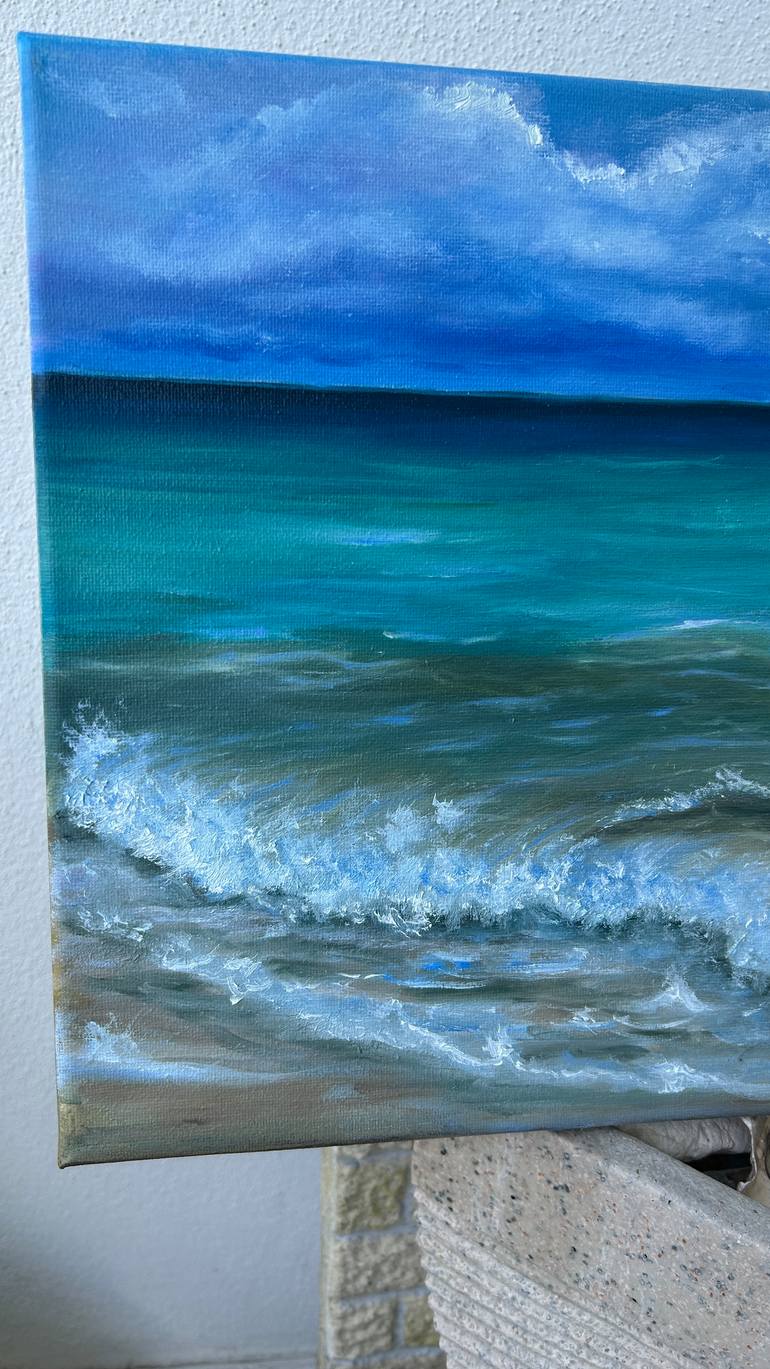 Original Realism Beach Painting by Iryna Cherepenko
