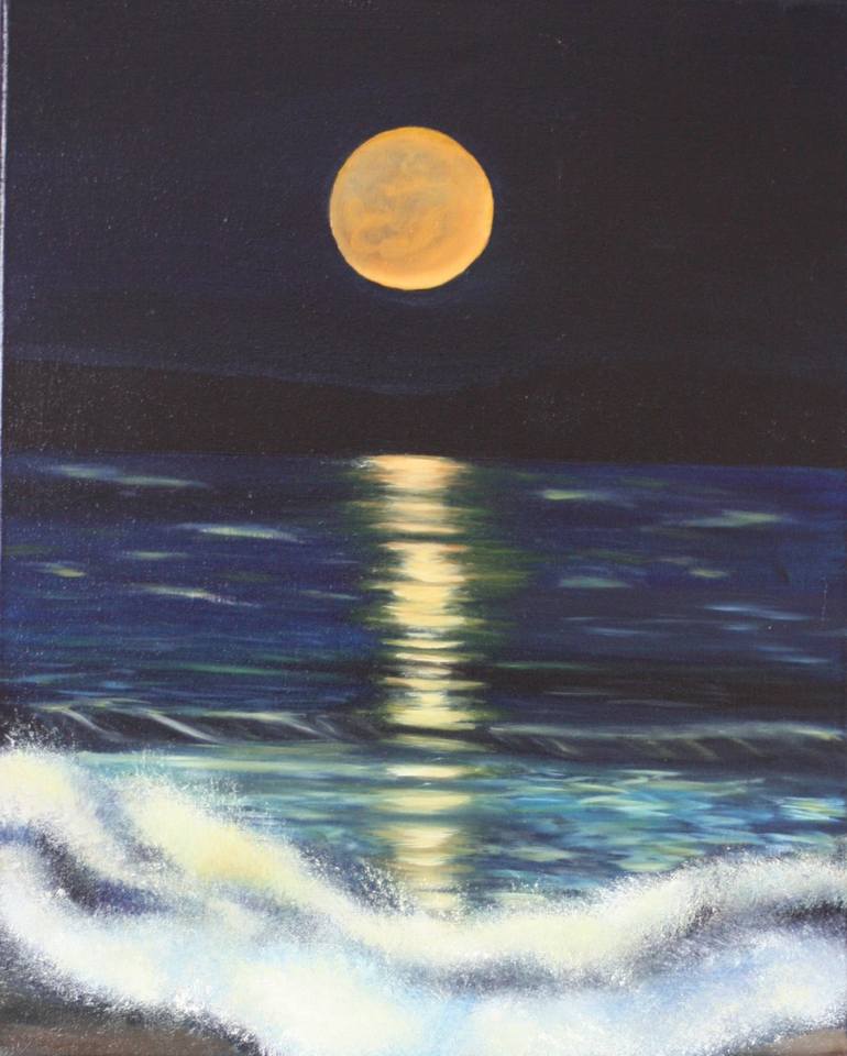 Original Realism Seascape Painting by Iryna Cherepenko