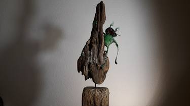 Original Abstract Fantasy Sculpture by Iryna Cherepenko
