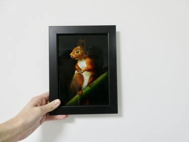 Original Art Deco Animal Paintings by Veaceslav Salaru