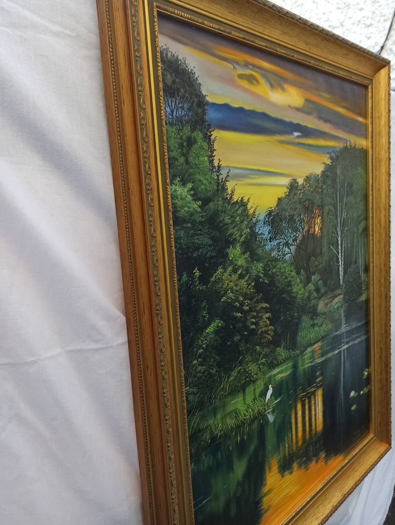 Original Realism Landscape Painting by Veaceslav Salaru