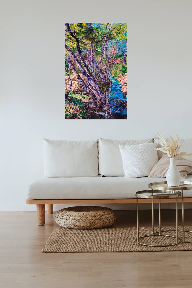 Original Impressionism Landscape Painting by Valerie Pantalone