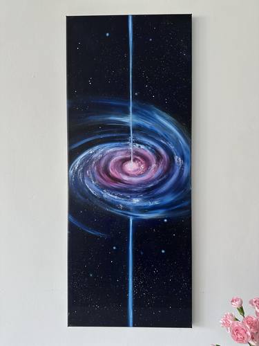 Original Modern Outer Space Paintings by Valeryia Zhukava