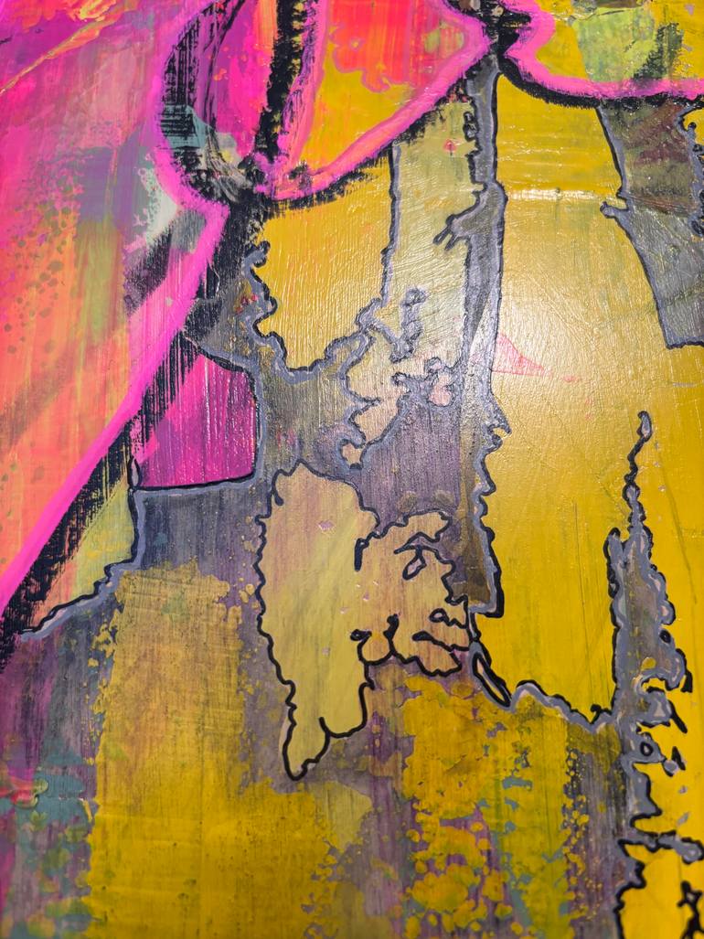 Original Contemporary Abstract Painting by Claudia Werth