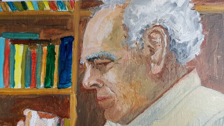 Original Impressionism People Painting by Bruno Hernandez