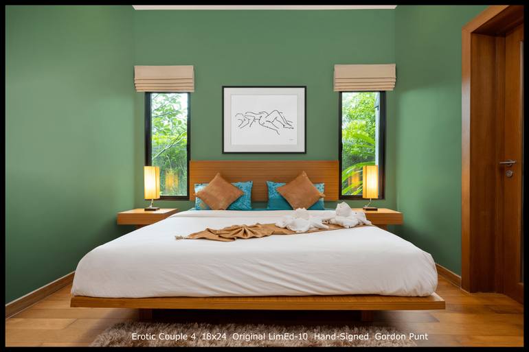 Original Abstract Nude Digital by Gordon Punt