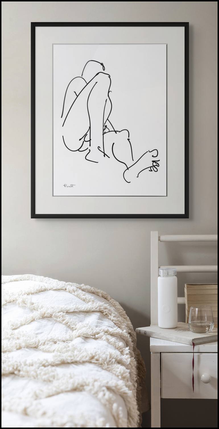 Original Abstract Nude Digital by Gordon Punt