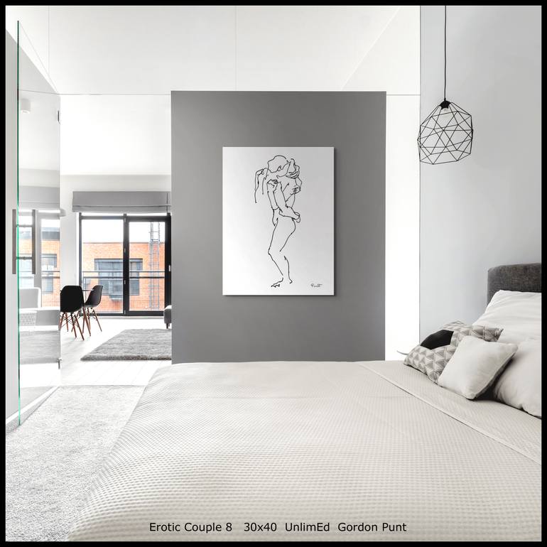 Original Abstract Nude Digital by Gordon Punt