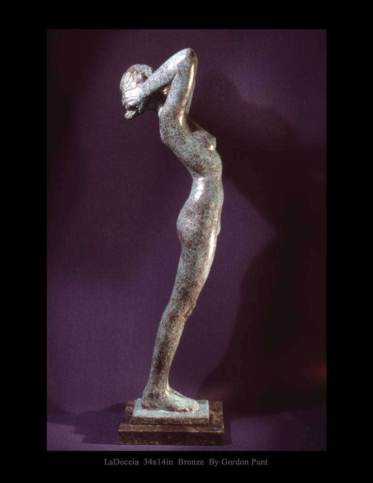 Original Figurative Nude Sculpture by Gordon Punt